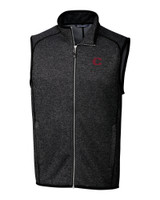 Cincinnati Reds City Connect Cutter & Buck Mainsail Sweater-Knit Mens Full Zip Vest CCH_MANN_HG 1