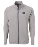 Michigan Wolverines 2023 College Football National Champions Cutter & Buck Adapt Eco Knit Hybrid Recycled Mens Big & Tall Full Zip Jacket POL_MANN_HG 1