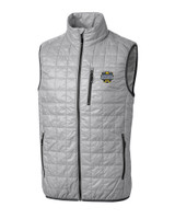 Michigan Wolverines 2023 College Football National Champions Cutter & Buck Rainier PrimaLoft® Mens Big and Tall Eco Insulated Full Zip Puffer Vest POL_MANN_HG 1