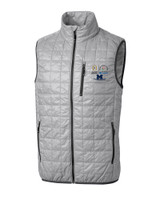 2024 Rose Bowl Champions Cutter & Buck Rainier PrimaLoft® Mens Eco Insulated Full Zip Puffer Vest POL_MANN_HG 1