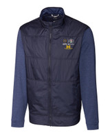 2024 Rose Bowl Champions Cutter & Buck Stealth Hybrid Quilted Mens Full Zip Windbreaker Jacket LYN_MANN_HG 1