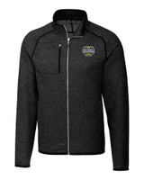 Michigan Wolverines 2023 College Football National Champions Cutter & Buck Mainsail Sweater-Knit Mens Big and Tall Full Zip Jacket CCH_MANN_HG 1