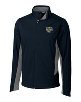 Michigan Wolverines 2023 College Football National Champions Cutter & Buck Navigate Softshell Mens Big and Tall Full Zip Jacket LYN_MANN_HG 1