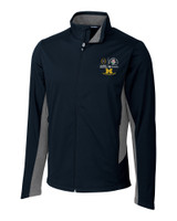 2024 Rose Bowl Champions Cutter & Buck Navigate Softshell Mens Big and Tall Full Zip Jacket LYN_MANN_HG 1