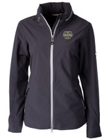 Michigan Wolverines 2023 College Football National Champions Cutter & Buck Vapor Water Repellent Stretch Womens Full Zip Rain Jacket OSI_MANN_HG 1