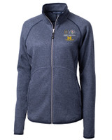 2024 Rose Bowl Champions Cutter & Buck Mainsail Sweater-Knit Womens Full Zip Jacket LNH_MANN_HG 1