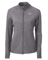 ACC Conference Cutter & Buck Adapt Eco Knit Heather Recycled Womens Full Zip BLH_MANN_HG 