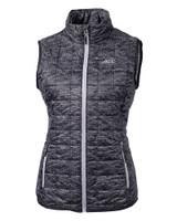 ACC Conference Cutter & Buck Rainier PrimaLoft® Womens Eco Insulated Full Zip Printed Puffer Vest BL_MANN_HG 