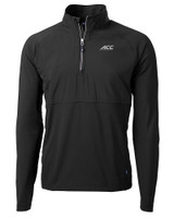 ACC Conference Cutter & Buck Adapt Eco Knit Hybrid Recycled Mens Quarter Zip BL_MANN_HG 