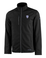 PAC-12 Conference Cutter & Buck Evoke Softshell Recycled Full Zip Mens Jacket BL_MANN_HG 