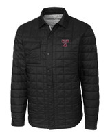 Texas A and M Aggies College Vault Cutter & Buck Rainier PrimaLoft® Mens Big and Tall Eco Insulated Quilted Shirt Jacket BL_MANN_HG 1