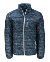 Syracuse Orange College Vault Cutter & Buck Rainier PrimaLoft® Mens Eco Insulated Full Zip Printed Puffer Jacket DN_MANN_HG 1