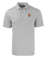 Syracuse Orange College Vault Cutter & Buck Forge Eco Double Stripe Stretch Recycled Mens Big &Tall Polo POLWH_MANN_HG 1