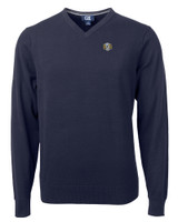 North Carolina Tar Heels College Vault Cutter & Buck Lakemont Tri-Blend Mens V-Neck Pullover Sweater LYN_MANN_HG 1