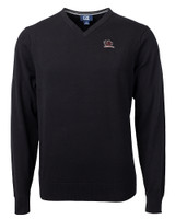 South Carolina Gamecocks College Vault Cutter & Buck Lakemont Tri-Blend Mens V-Neck Pullover Sweater Black Mannequin