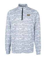 Vanderbilt Commodores College Vault Cutter & Buck Traverse Camo Print Stretch Quarter Zip Mens Pullover CC_MANN_HG 1