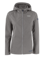 Montana State Bobcats College Vault Cutter & Buck Evoke Softshell Recycled Full Zip Womens Jacket EG_MANN_HG 