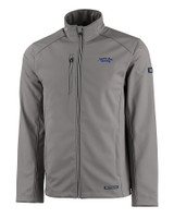 Montana State Bobcats College Vault Cutter & Buck Evoke Softshell Recycled Full Zip Mens Jacket EG_MANN_HG 
