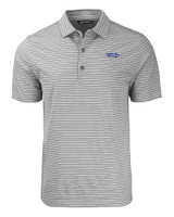 Montana State Bobcats College Vault Cutter & Buck Forge Eco Heather Stripe Stretch Recycled Mens Polo EGH_MANN_HG 