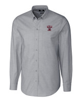 Texas A and M Aggies College Vault Cutter & Buck Stretch Oxford Mens Long Sleeve Dress Shirt CC_MANN_HG 1