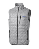 Montana State Bobcats College Vault Cutter & Buck Rainier PrimaLoft® Mens Eco Insulated Full Zip Puffer Vest POL_MANN_HG 