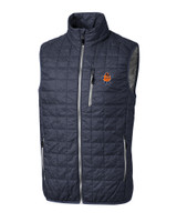 Syracuse Orange College Vault Cutter & Buck Rainier PrimaLoft® Mens Eco Insulated Full Zip Puffer Vest ANM_MANN_HG 1