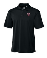 Texas A and M Aggies College Vault Cutter & Buck CB Drytec Genre Textured Solid Mens Big and Tall Polo BL_MANN_HG 1