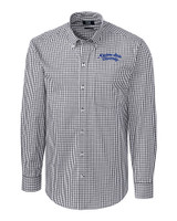 Montana State Bobcats College Vault Cutter & Buck Easy Care Stretch Gingham Mens Big and Tall Long Sleeve Dress Shirt CC_MANN_HG 