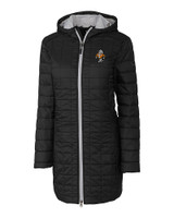 Tennessee Volunteers College Vault - Cutter & Buck Rainier PrimaLoft®  Womens Eco Insulated Hooded Long Coat BL_MANN_HG 