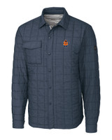 Syracuse Orange College Vault Cutter & Buck Rainier PrimaLoft® Mens Eco Insulated Quilted Shirt Jacket ANM_MANN_HG 1