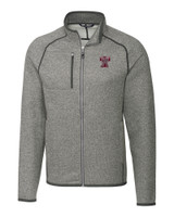 Texas A and M Aggies College Vault Cutter & Buck Mainsail Sweater-Knit Mens Full Zip Jacket POH_MANN_HG 1