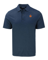 Syracuse Orange College Vault Cutter & Buck Forge Eco Stretch Recycled Mens Polo DNVH_MANN_HG 1