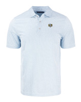 North Carolina Tar Heels College Vault Cutter & Buck Pike Eco Symmetry Print Stretch Recycled Mens Polo WHALS_MANN_HG 1