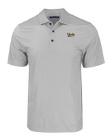 Vanderbilt Commodores College Vault Cutter & Buck Pike Eco Tonal Geo Print Stretch Recycled Mens Polo EG_MANN_HG 1