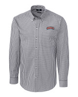 Delaware State Hornets Cutter & Buck Easy Care Stretch Gingham Mens Long Sleeve Dress Shirt CC_MANN_HG 