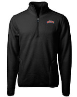 Delaware State Hornets Cutter & Buck Cascade Eco Fleece Mens Quarter Zip Jacket BL_MANN_HG 