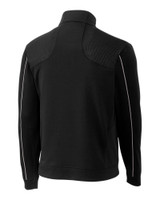 Texas Longhorns Cutter & Buck Big & Tall DryTec Edge Half Zip Black Mannequin Back