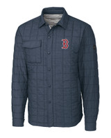 Boston Red Sox Cutter & Buck Rainier PrimaLoft® Mens Eco Insulated Quilted Shirt Jacket ANM_MANN_HG 1