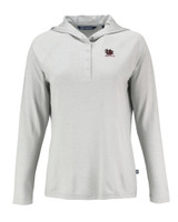 South Carolina Gamecocks College Vault Cutter & Buck Coastline Epic Comfort Eco Recycled Womens Hooded Shirt CNC_MANN_HG 1