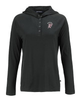 Mississippi State Bulldogs Vintage Cutter & Buck Coastline Epic Comfort Recycled Womens Hooded Shirt BL_MANN_HG 