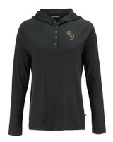 Florida State Seminoles Alumni Cutter & Buck Coastline Epic Comfort Recycled Womens Hooded Shirt BL_MANN_HG 