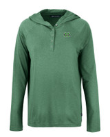 Marshall Bison Cutter & Buck Coastline Epic Comfort Eco Recycled Womens Hooded Shirt HT_MANN_HG 1