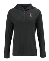 Florida State Seminoles Cutter & Buck Coastline Epic Comfort Recycled Womens Hooded Shirt BL_MANN_HG 
