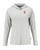 Oklahoma State Cowboys Wrestling Pete Cutter & Buck Coastline Epic Comfort Eco Recycled Womens Hooded Shirt CNC_MANN_HG 1