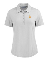 San Diego Padres Cutter & Buck Coastline Epic Comfort Eco Recycled Womens Polo CNC_MANN_HG 1