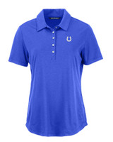 Indianapolis Colts Cutter & Buck Coastline Epic Comfort Eco Recycled Womens Polo TBL_MANN_HG 1