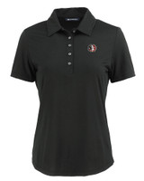 Florida State Seminoles College Vault Cutter & Buck Coastline Epic Comfort Recycled Womens Polo BL_MANN_HG 