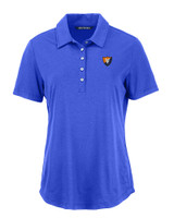 Illinois Fighting Illini College Vault Cutter & Buck Coastline Epic Comfort Recycled Womens Polo TBL_MANN_HG 