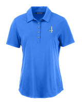 Detroit Lions Historic Cutter & Buck Coastline Epic Comfort Eco Recycled Womens Polo DG_MANN_HG 1