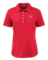 San Diego Padres Stars & Stripes Cutter & Buck Coastline Epic Comfort Eco Recycled Womens Polo CDR_MANN_HG 1
